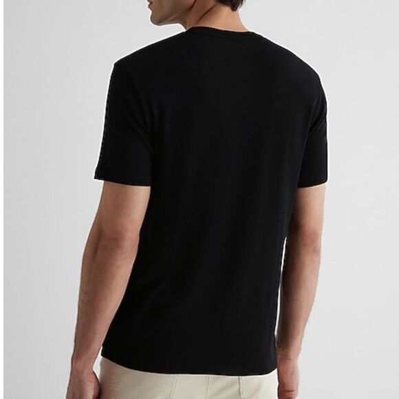 Embroider circle X logo black shirt - Picture 3 of 9